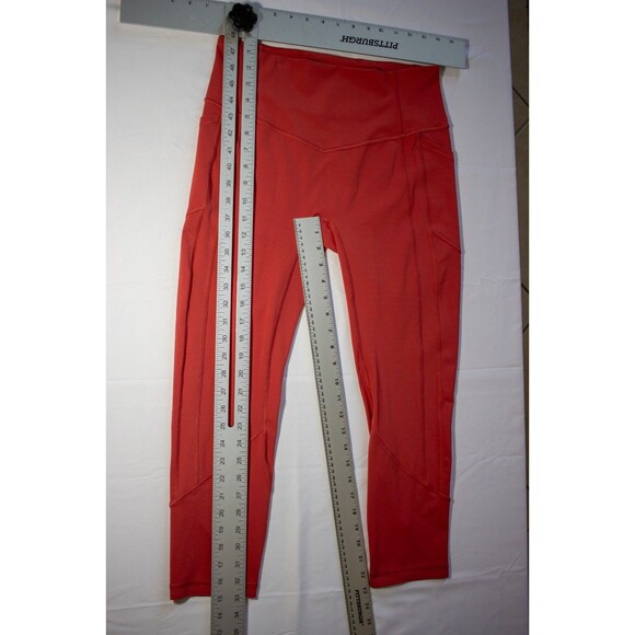 Lululemon All The Right Places Crop II 23" - Cayenne - Size 10 - Picture 2 of 4